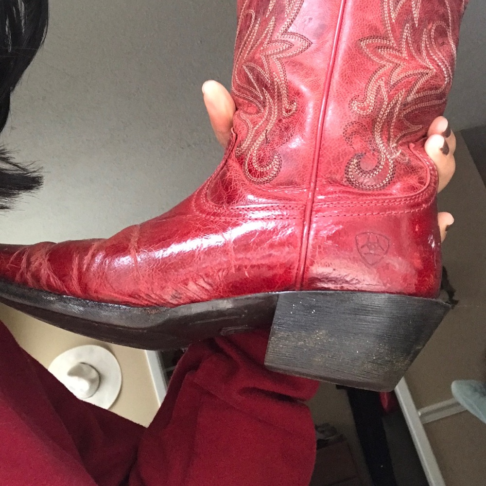 RED COWGIRL BOOTS❗️